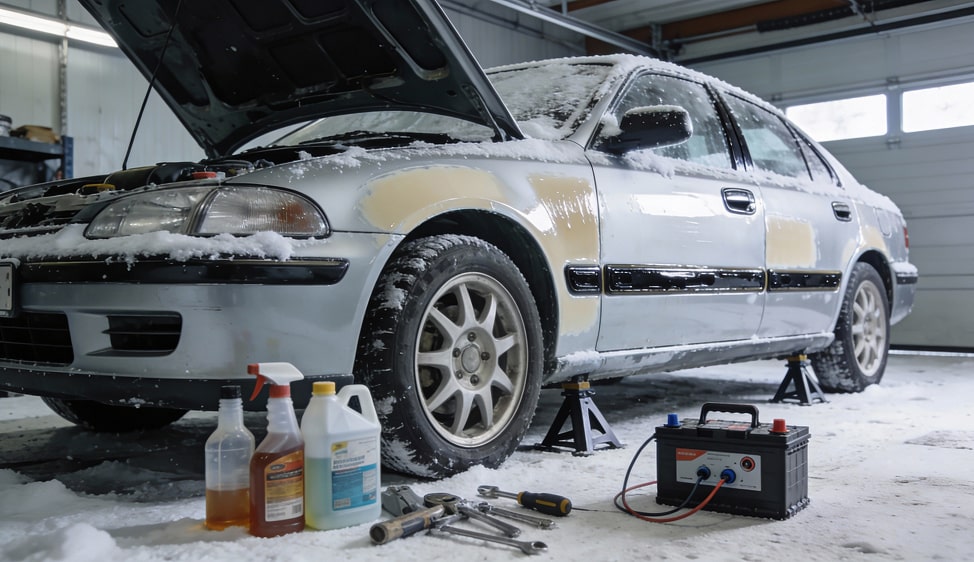 Консервация автомобиля для зимнего хранения (в гараже, на улице): пошаговая инструкция для салона и кузова