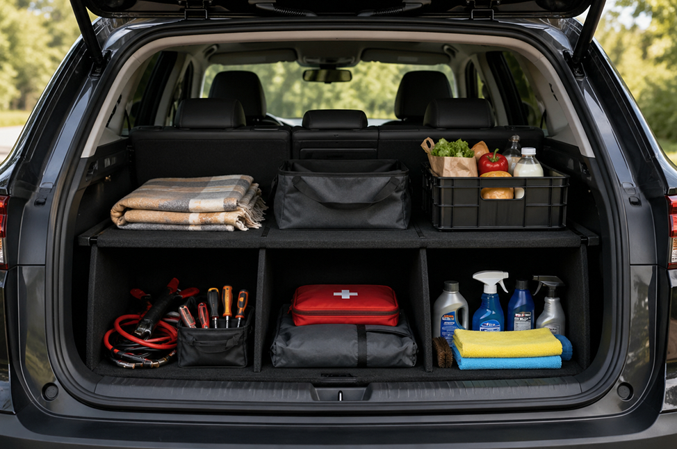 Как организовать хранение в багажнике. Авточехлы от производителя «Автопилот» с доставкой по Москве и РФ.