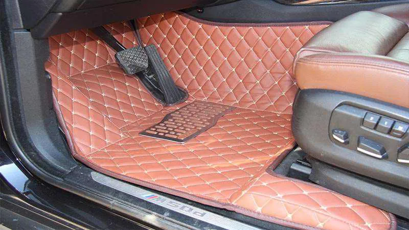 Коврик кожаный 3D для TOYOTA LAND CRUISER PRADO 120 С 02-09Г. (FD-0046)
