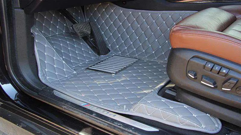 Коврик кожаный 3D для NISSAN QASHQAI II С 14Г. (FD-0069)