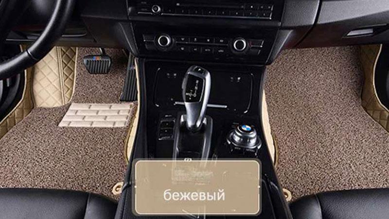 Коврик для AUDI Q5 I 2008-2012 (кожа + резина) Коврик для AUDI Q5 I 2008-2012 (кожа + резина)