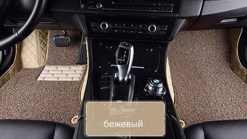 Коврик для TOYOTA COROLLA (КУЗОВ Е160) 2013 (кожа + резина)