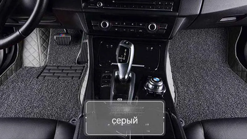 Коврик для HYUNDAI TUCSON 2004-2010 (кожа + резина)