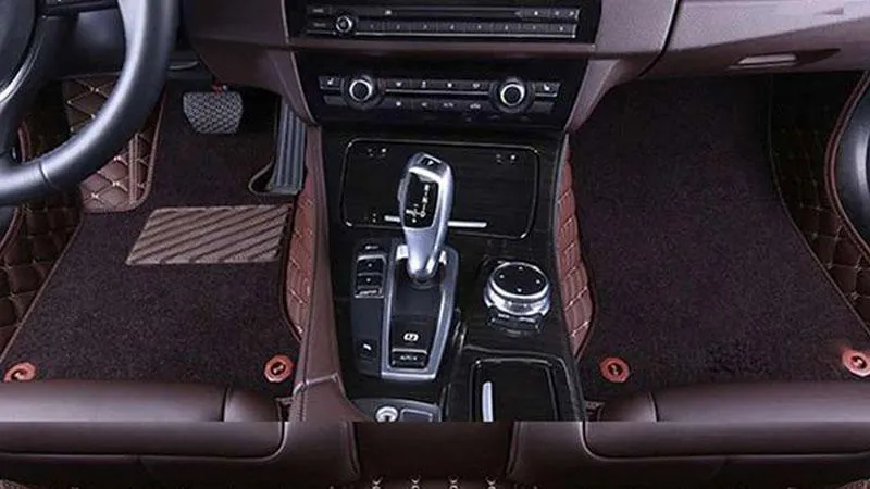 Коврик для BMW 3 (Е90) 2005-2012 (кожа + текстиль)