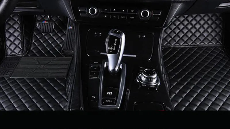 Коврик кожаный для KIA OPTIMA III 2010-2016 (новый дизайн)