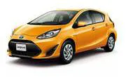 Авточехол для Toyota Aqua (правый руль) рестайлинг (2014+)